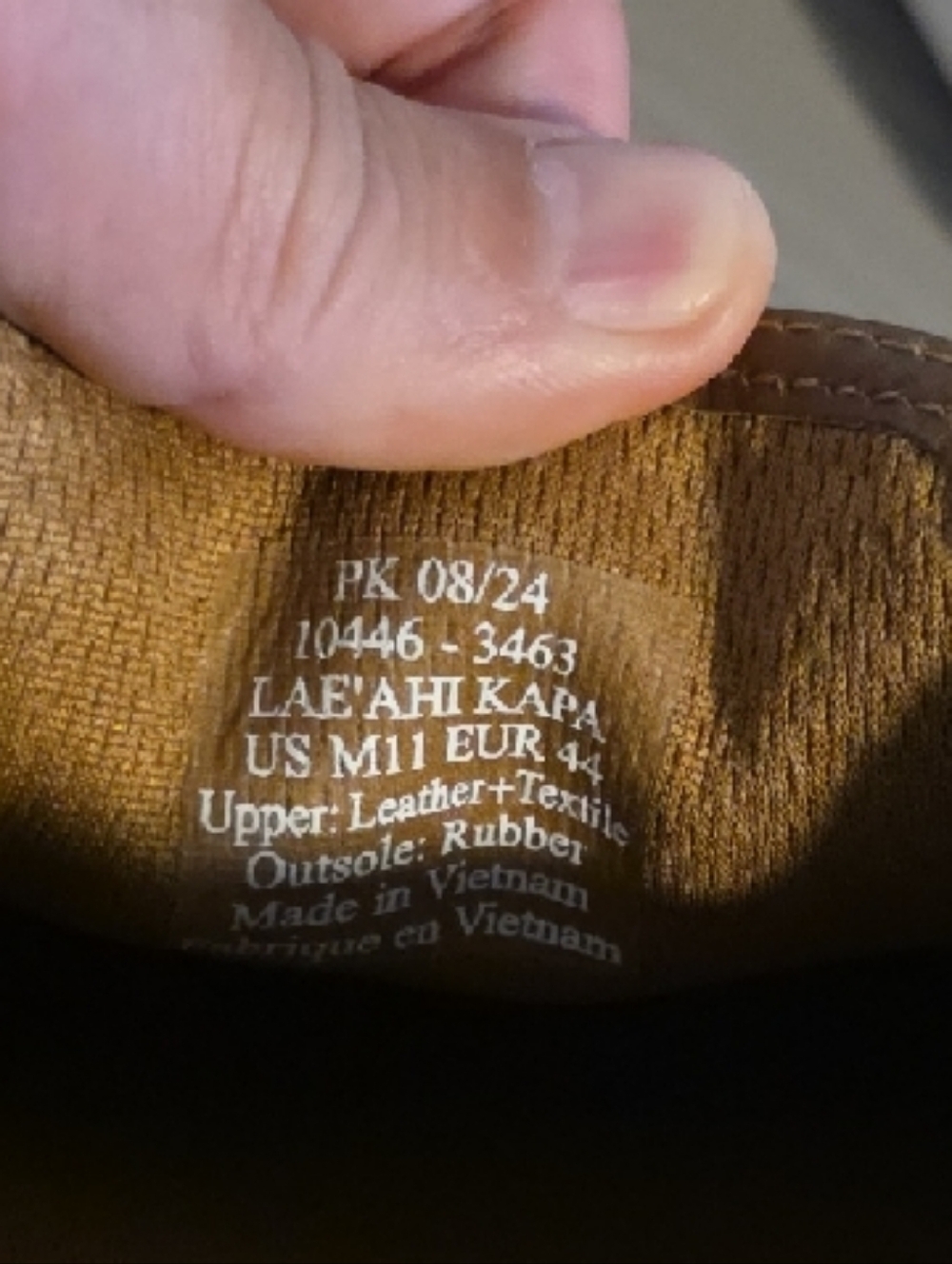 Men's Olukai Lae' Ahi Kapa Slip-On Corduroy Casual Shoes - Tan - Picture 3 of 6